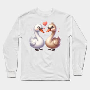 Pair of Swans Long Sleeve T-Shirt